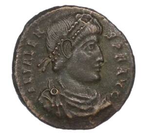 AE3 367-375 года Римская Империя — Валентиниан I — Фото №1