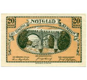 20 геллеров 1920 года Австрия — Кематен-на-Кремсе (Нотгельд) — Фото №1