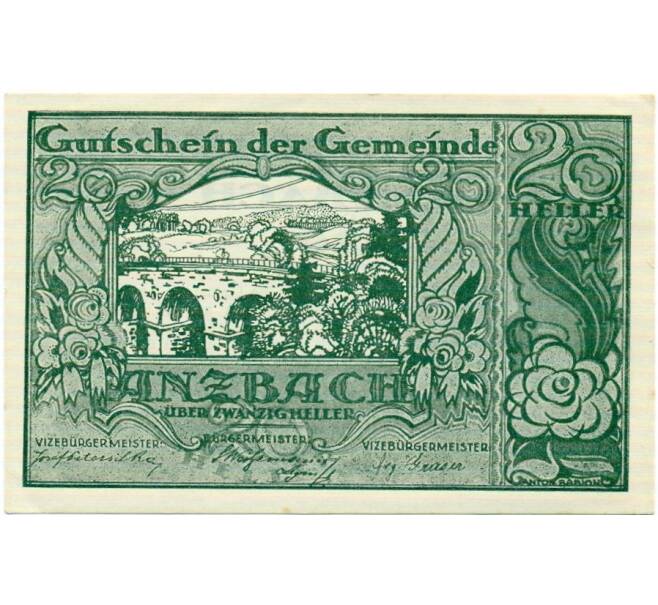 Банкнота 20 геллеров 1920 года Австрия — Мария-Анцбах (Нотгельд) (Артикул: B2-15134) — Фото №1