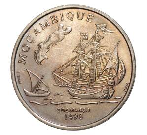 200 эскудо 1998 года Португалия «Путешествие Васко да Гамы — Мозамбик» — Фото №1