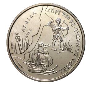 200 эскудо 1998 года Португалия «Путешествие Васко да Гамы — Южная Африка» — Фото №1