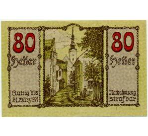 80 геллеров 1920 года Австрия — Кирхдорф-на-Кремсе (Нотгельд) — Фото №1