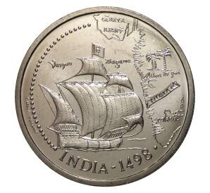 200 эскудо 1998 года Португалия «Путешествие Васко да Гамы — Индия» — Фото №1