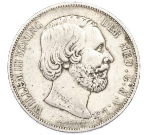 2 1/2 гульдена 1874 года Нидерланды