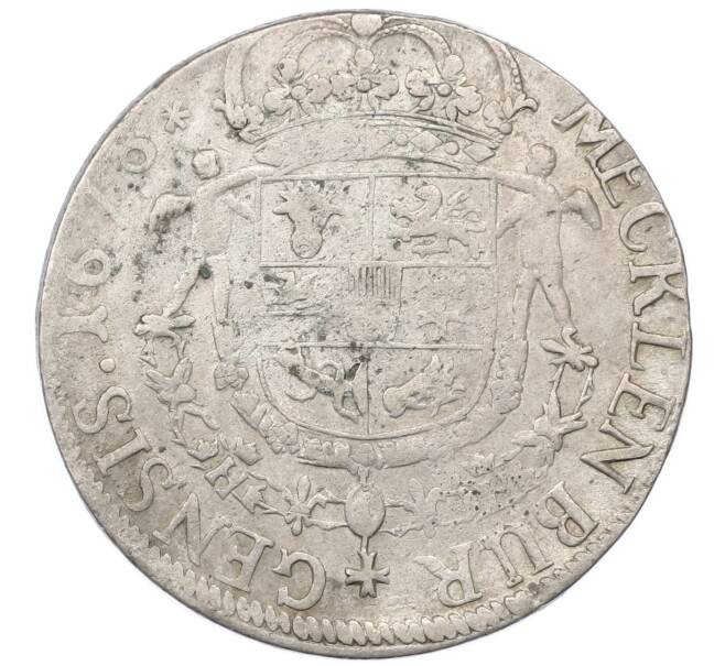 Монета 2/3 таллера 1678 года Мекленбург-Шверин (Кристиан Людвиг I Мекленбургский) (Артикул: K10-11008) — Фото №2