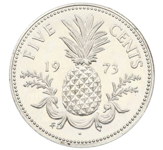 Монета 5 центов 1973 года Багамские острова (Артикул: K10-11018) — Фото №1