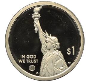 1 доллар 2019 года S США «Американские инновации — Вакцина против полиомиелита» — Фото №2