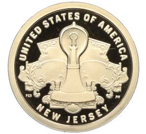 1 доллар 2019 года S США «Американские инновации — Лампа накаливания» — Фото №1