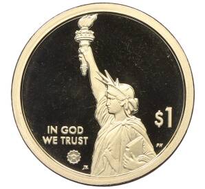 1 доллар 2020 года S США «Американские инновации — Переменная шкала Гербера» — Фото №2