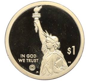 1 доллар 2022 года S США «Американские инновации — Сноуборд» — Фото №2