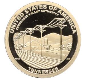 1 доллар 2022 года S США «Американские инновации — Администрация долины реки Теннесси» — Фото №1