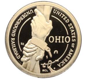 1 доллар 2023 года S США «Американские инновации — Подземная железная дорога» — Фото №1