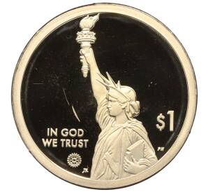 1 доллар 2023 года S США «Американские инновации — Подземная железная дорога» — Фото №2