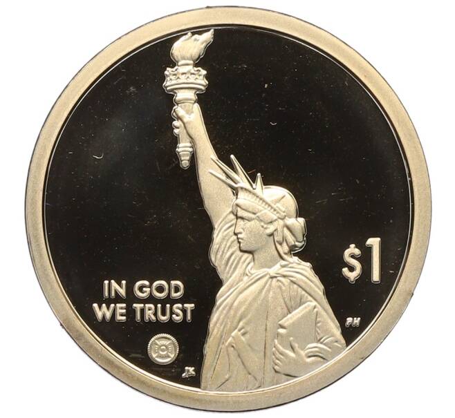 Монета 1 доллар 2024 года S США «Американские инновации — Стальной плуг» (Артикул: K4-1036) — Фото №2