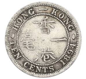 10 центов 1894 года Гонконг — Фото №1