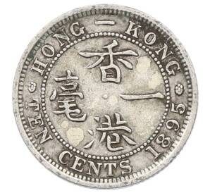 10 центов 1895 года Гонконг — Фото №1