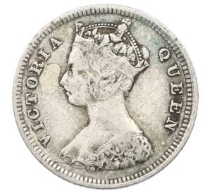 10 центов 1895 года Гонконг — Фото №2
