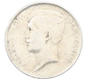 1 франк 1910 года Бельгия — легенда на фламандском (DER BELGEN) — Фото №2