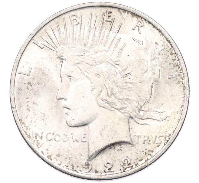 Монета 1 доллар 1922 года США (Артикул: K4-1063) — Фото №1