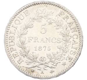 5 франков 1875 года A Франция — Фото №1
