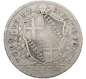 1 скудо (10 паоли) 1797 года Болонья — Фото №2