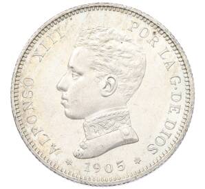 2 песеты 1905 года Испания — Фото №1