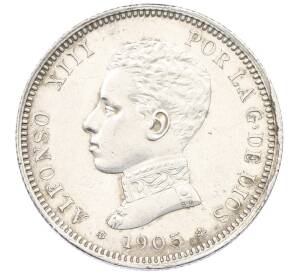 2 песеты 1905 года Испания — Фото №1