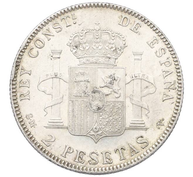 Монета 2 песеты 1905 года Испания (Артикул: K4-1100) — Фото №2