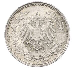 1/2 марки 1918 года F Германия — Фото №2