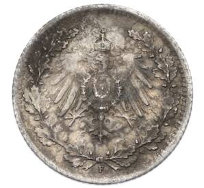 1/2 марки 1917 года F Германия — Фото №2