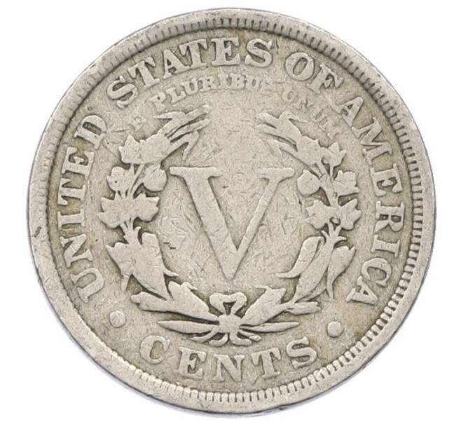 Монета 5 центов 1910 года США (Артикул: K4-1149) — Фото №2