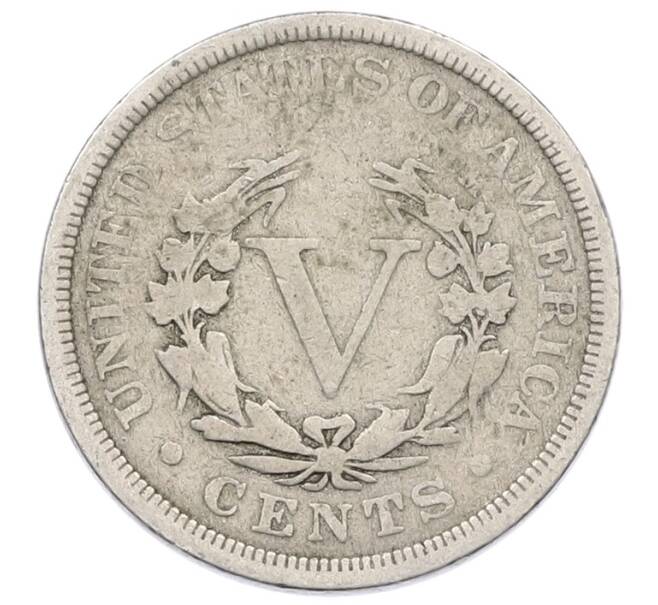 Монета 5 центов 1905 года США (Артикул: K4-1159) — Фото №2