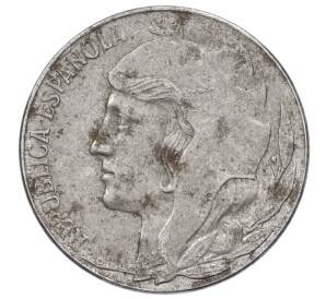 5 сентимо 1937 года Испания — Фото №2