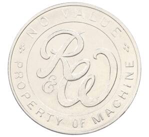 Игровой жетон 1940-1945 года Великобритания «R and W — 1 пенни» — Фото №1