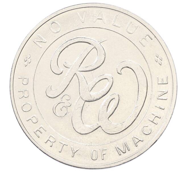 Игровой жетон 1940-1945 года Великобритания «R and W — 1 пенни» (Артикул: K12-75285) — Фото №1