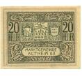 Банкнота 20 геллеров 1920 года Австрия — Альтхайм (Нотгельд) (Артикул: B2-15233) — Фото №1