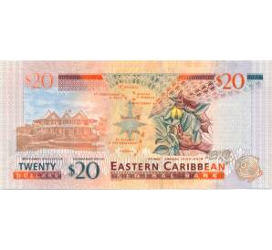 20 долларов 2008 года Восточные Карибы — Фото №2
