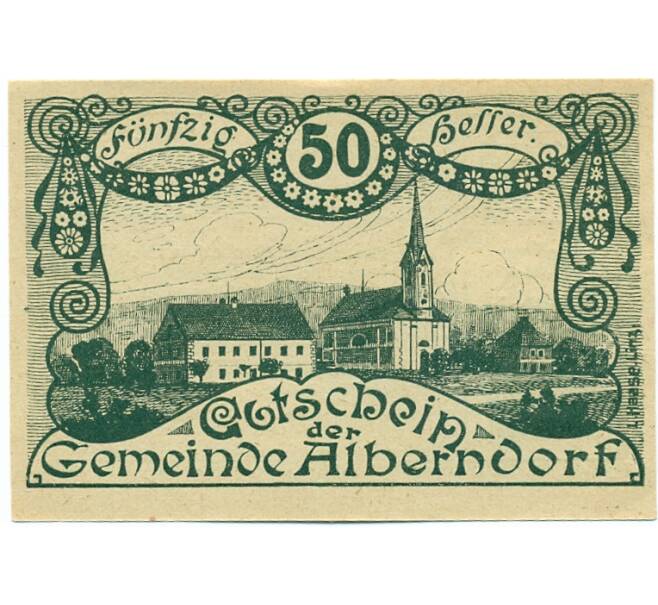 Банкнота 50 геллеров 1920 года Австрия — Альберндорф-ин-дер-Ридмарк (Нотгельд) (Артикул: B2-15271) — Фото №1