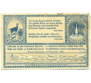 40 геллеров 1920 года Австрия — Адмонт (Нотгельд) — Фото №2