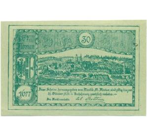 30 геллеров 1920 года Австрия — Коммуна Санкт-Флориан (Нотгельд) — Фото №2