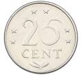 Монета 25 центов 1975 года Нидерландские Антильские острова (Артикул: K12-75334) — Фото №2