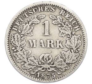 1 марка 1875 года F Германия — Фото №1