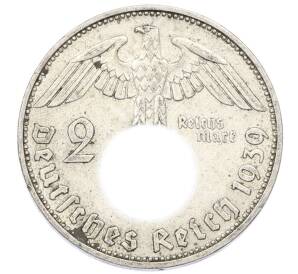 2 рейхсмарки 1939 года J Германия — Фото №1