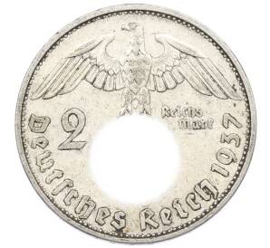 2 рейхсмарки 1937 года G Германия — Фото №1