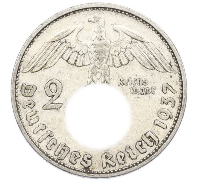 Монета 2 рейхсмарки 1937 года G Германия (Артикул: T11-33566) — Фото №1
