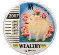 Монета 1 доллар 2007 года Ниуэ «Китайский гороскоп — Год свиньи (богатство)» (Артикул: T11-33583) — Фото №1