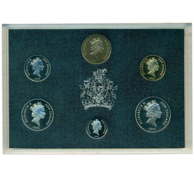 Набор из 6 монет 1993-1997 года Новая Зеландия (Артикул: K4-1172) — Фото №2