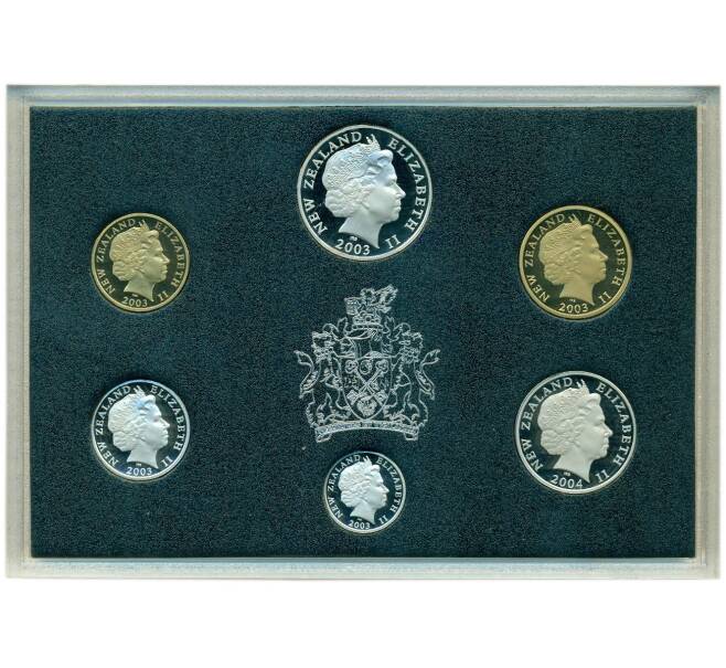 Набор из 6 монет 2003-2004 года Новая Зеландия (Артикул: K4-1174) — Фото №2