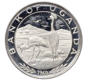 5 шиллингов 1969 года Уганда «Визит Папы Римского Павла VI» — Фото №1