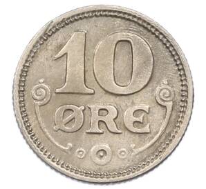 10 эре 1921 года Дания — Фото №2